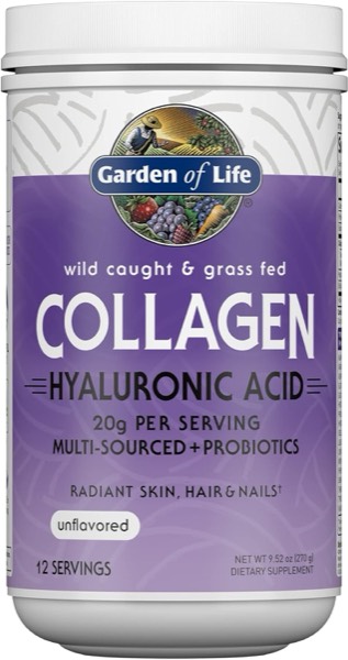 Garden of Life Marine & Grass-Fed Collagen Peptides Powder Supplement (Type I product image
