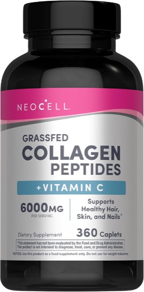 NeoCell Collagen Peptides Pills | 360 Caplets | with Vitamin C | Supplement for Women and Men product image