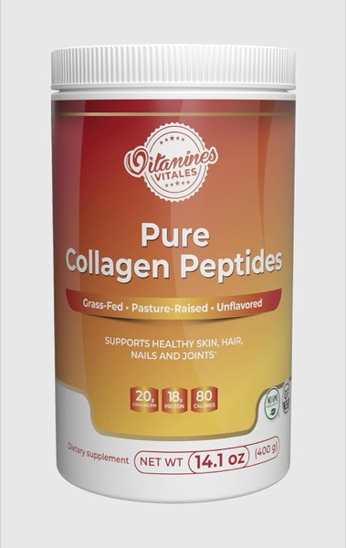 Vitamines Vitales Pure Collagen Peptides – Grass-Fed Hydrolyzed Collagen Powder product image